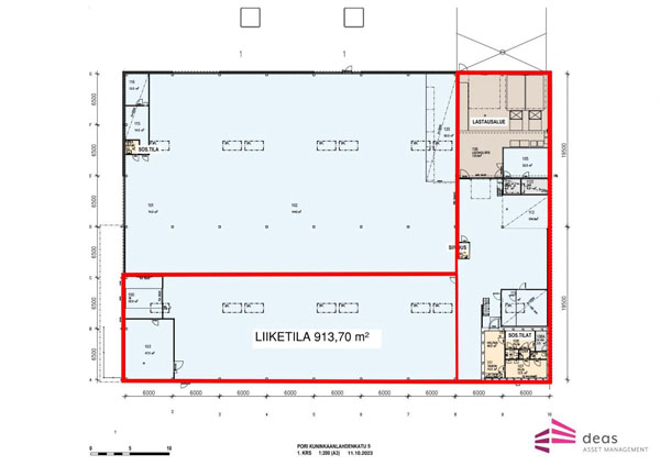 Kuninkaanlahdenkatu 5, Pori, 913.7 m² liiketila, muu