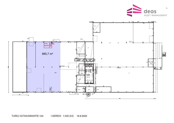 Satakunnantie 164, Turku, 885.7 m² varasto
