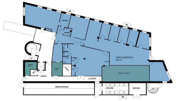 Malmin Kauppatie 12, Helsinki, 395 m&sup2; toimisto, varasto
