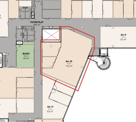 Huopalahdentie 24, Helsinki, 112 m² toimisto