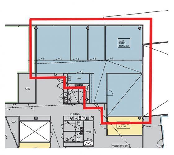 Huopalahdentie 24, Helsinki, 152 m² toimisto