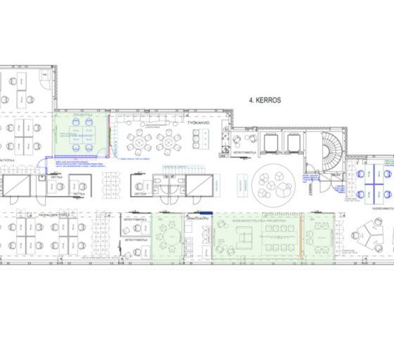 Pohjoinen Rautatienkatu 25, Helsinki, 636 m² toimisto