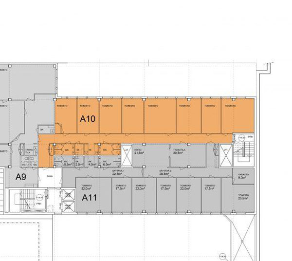 Kauppakatu 6 (Kuninkaankatu 21), Tampere, 258 m² toimisto