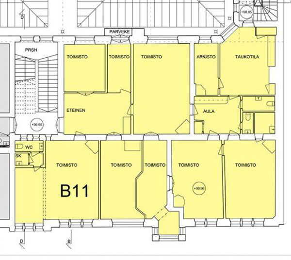 Kauppakatu 6 (Kuninkaankatu 21), Tampere, 264 m² toimisto