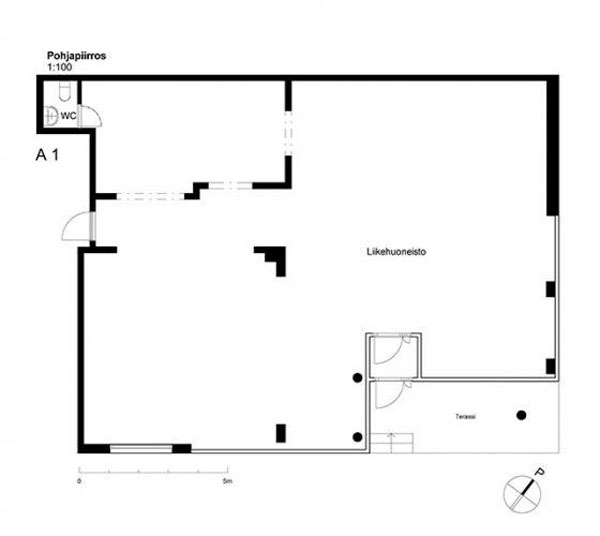 Tampellan Esplanadi 8, Tampere, 173 m² liiketila