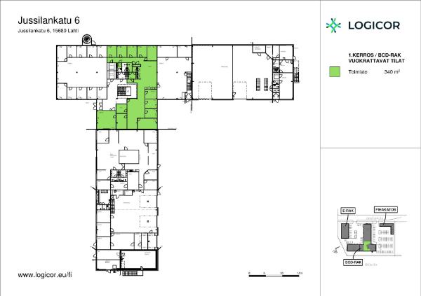 Jussilankatu 6, Lahti, 340 m&sup2; toimisto