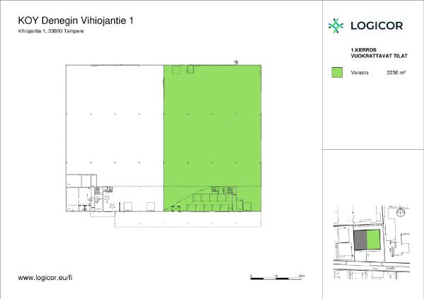 Vihiojantie 1, Tampere, 2581 m&sup2; varasto