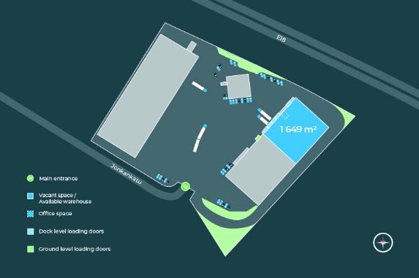 Jonkankatu 4, Turku, 458 m² varasto