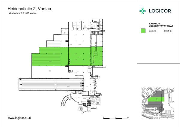 Heidehofintie 2, Vantaa, 3421 m&sup2; varasto