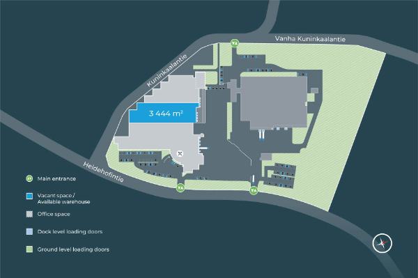 Heidehofintie 2, Vantaa, 3421 m&sup2; varasto