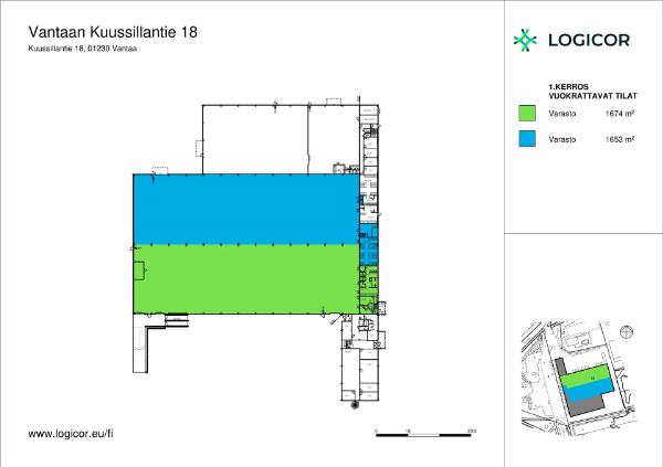 Kuussillantie 18, Vantaa, 3521 m&sup2; varasto