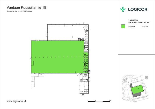 Kuussillantie 18, Vantaa, 3521 m&sup2; varasto