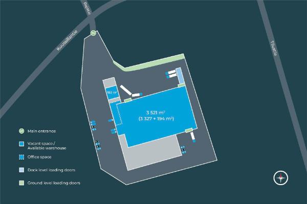 Kuussillantie 18, Vantaa, 3521 m&sup2; varasto