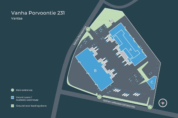 Vanha Porvoontie 231, Vantaa, 1549 m&sup2; varasto