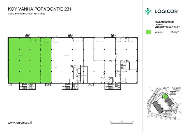 Vanha Porvoontie 231, Vantaa, 1549 m&sup2; varasto