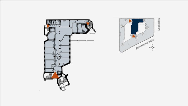 Kaisaniemenkatu 1, Helsinki, 407 m² toimisto