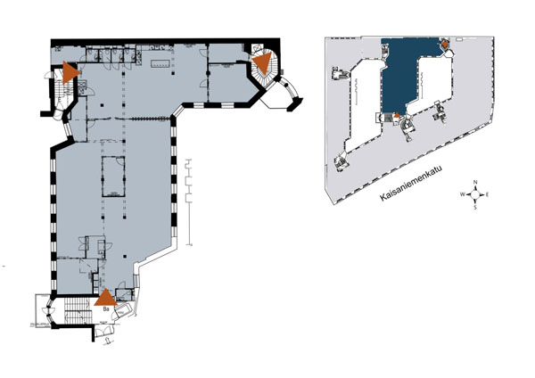 Kaisaniemenkatu 1, Helsinki, 408 m&sup2; toimisto