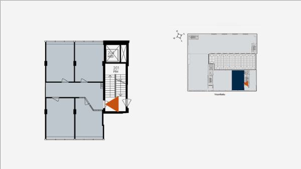 Vuorikatu 35, Lahti, 85 m² toimisto