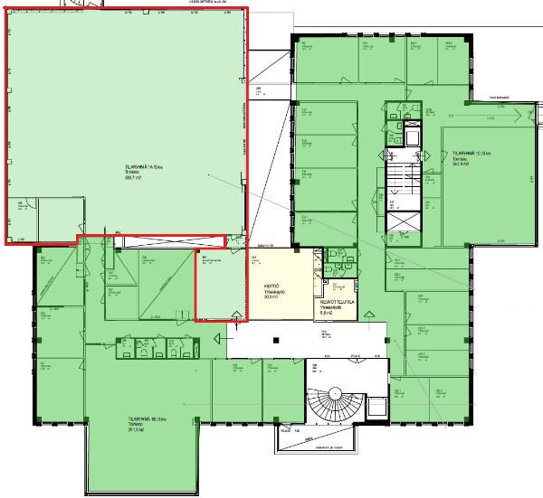 Hatanp&auml;&auml;n valtatie 18, Tampere, 333 m&sup2; toimisto