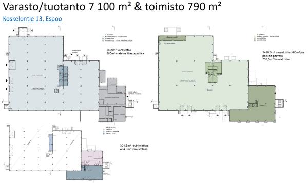 Koskelontie 13, Espoo, 9039 m² varasto, tuotanto