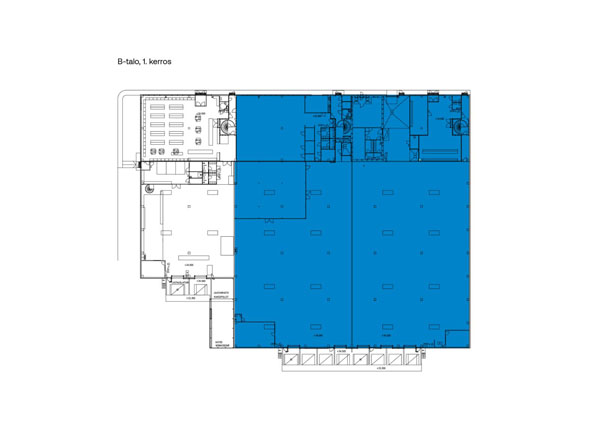 Koskelontie 21-25, Espoo, 2040 m² varasto, toimisto