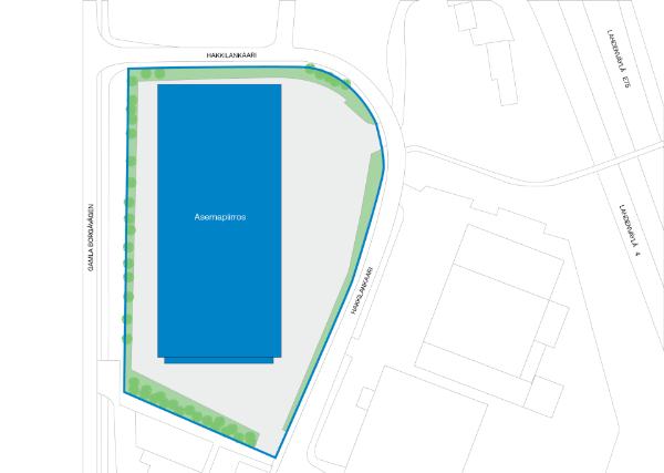 Hakkilankaari 1, Vantaa, 1652.5 m² varasto