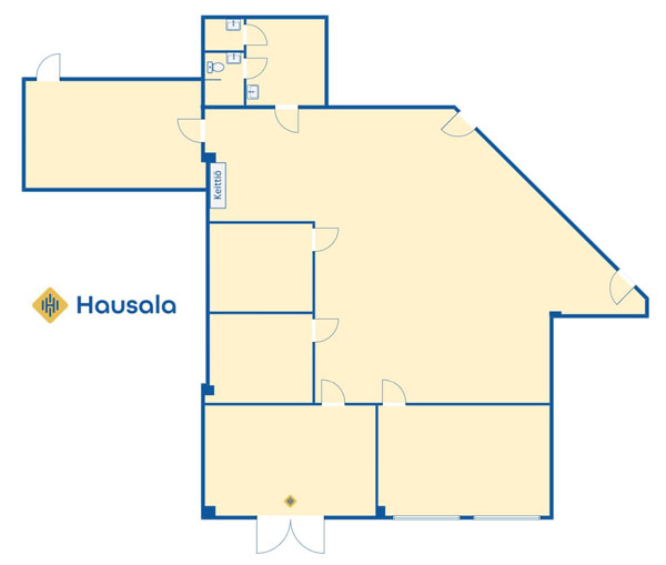 Realparkinkatu 4 , Lemp&auml;&auml;l&auml;, 246 m&sup2; liiketila