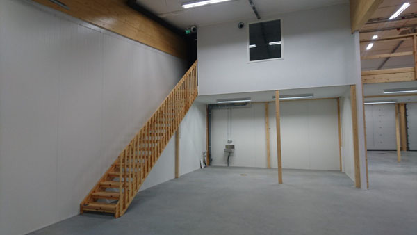 Koskelonkuja 1, Espoo, 195 m&sup2; tuotanto, varasto, autotalli/-halli