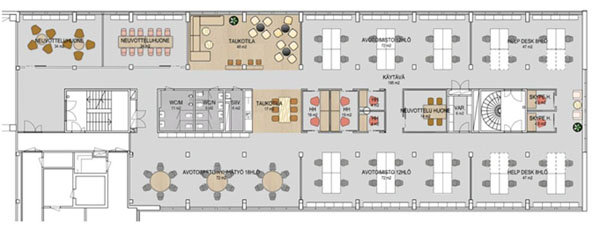 Ruosilantie 14, Helsinki, 754 m&sup2; toimisto