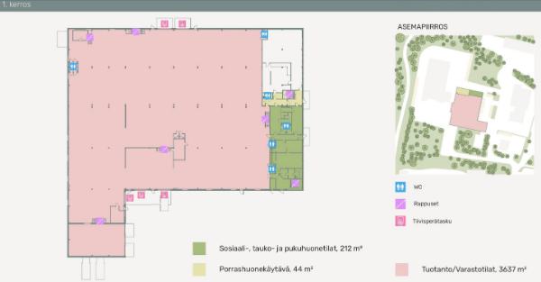 Hyllilänkatu 15, Tampere, 3600 m² tuotanto, varasto