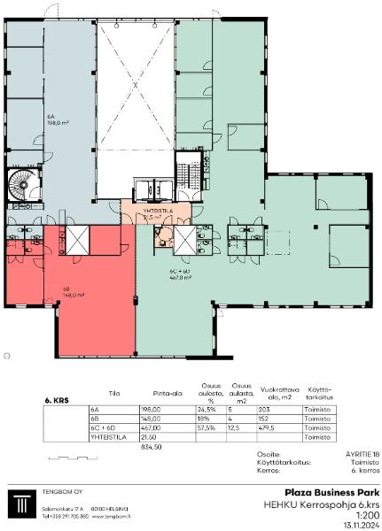 &Auml;yritie 18, Vantaa, 339 m&sup2; toimisto