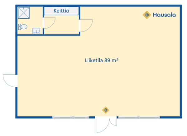 Sammonkatu 66, Tampere, 89 m&sup2; liiketila