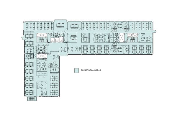 Piispanportti 10, Espoo, 1407 m² toimisto