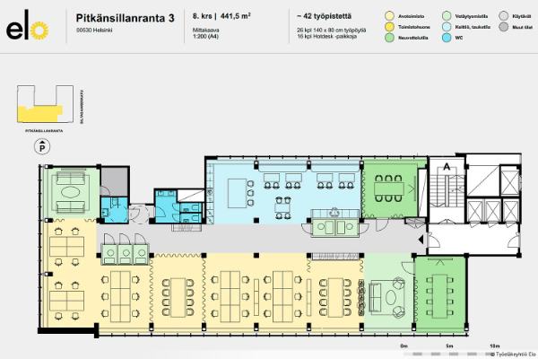 Pitkänsillanranta 3, Helsinki, 862 m² toimisto
