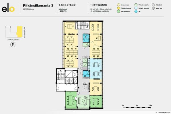 Pitkänsillanranta 3, Helsinki, 862 m² toimisto