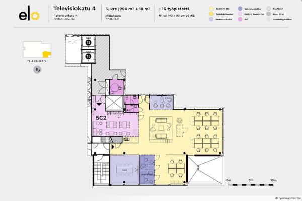 Televisiokatu 4, Helsinki, 312 m² toimisto