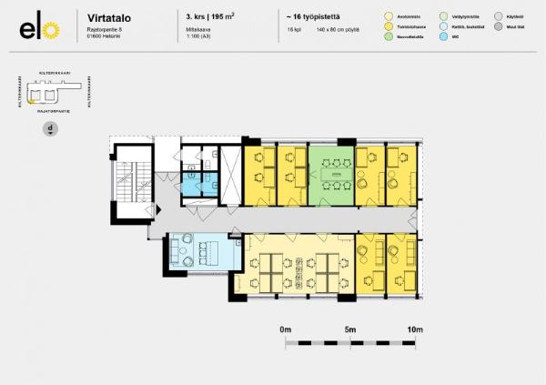 Rajatorpantie 8, Vantaa, 195 m² toimisto