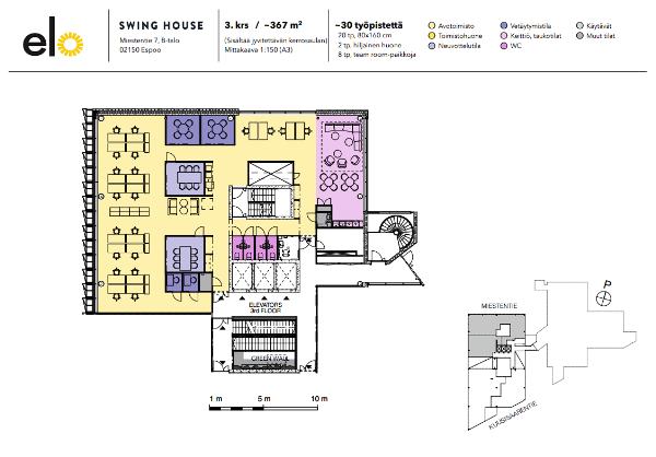 Miestentie 7, Espoo, 367 m² toimisto