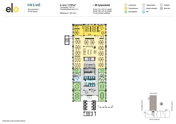 Revontulentie 7, Espoo, 1157 m² toimisto