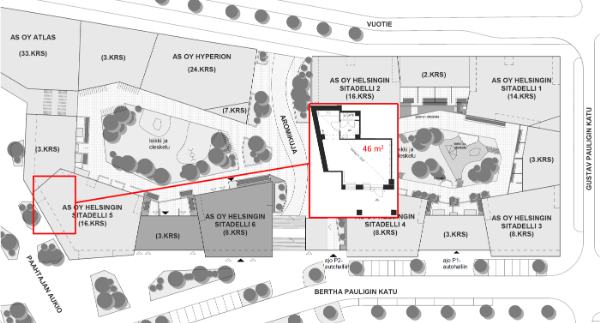 Bertha Pauligin katu 7, Helsinki, 46 m&sup2; liiketila