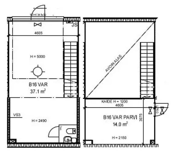 T&ouml;lkkim&auml;enkuja 3, H&auml;meenlinna, 51 m&sup2; varasto, ty&ouml;tila, autotalli/-halli