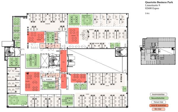 Linnoitustie 9, Espoo, 1333 m² toimisto