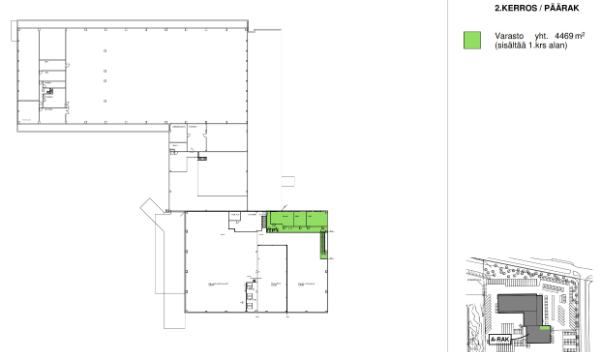 Toinen Savu 8, Vantaa, 4469 m&sup2; tuotanto, varasto, autotalli/-halli