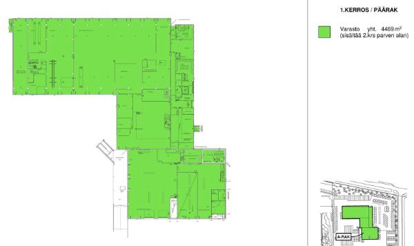 Toinen Savu 8, Vantaa, 4469 m&sup2; tuotanto, varasto, autotalli/-halli