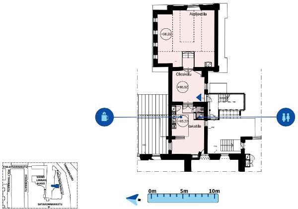 Finlaysoninkuja 22, Tampere, 144 m&sup2; toimisto, ty&ouml;tila, muu