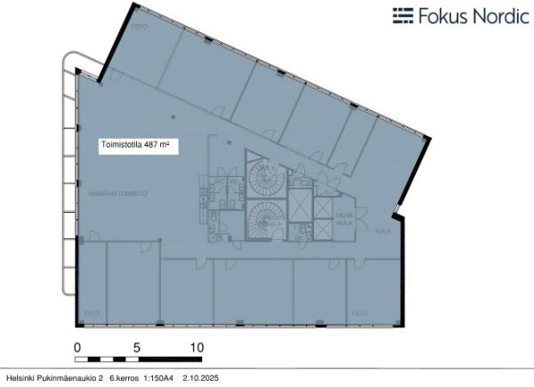 Pukinmäenaukio 2, Helsinki, 487 m² toimisto