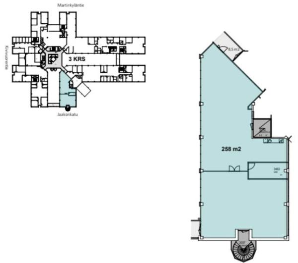 Jaakonkatu 2, Vantaa, 258 m&sup2; toimisto