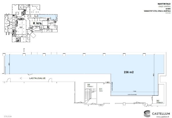 Jaakonkatu 2, Vantaa, 90 m&sup2; varasto