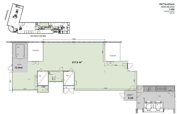 Ty&ouml;pajankatu 10, Helsinki, 224 m&sup2; toimisto, varasto