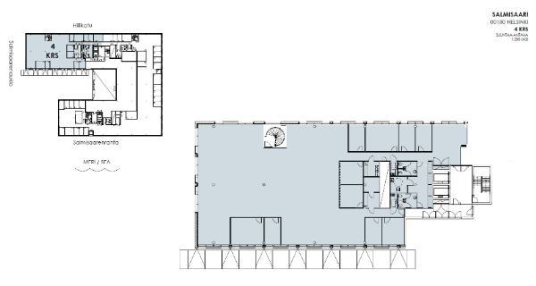Salmisaarenaukio 1, Helsinki, 658 m&sup2; toimisto